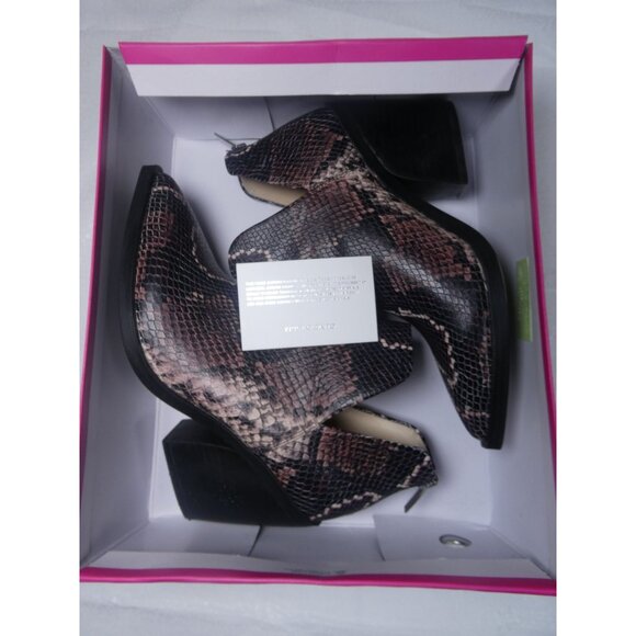 Vince Camuto VC-Gigietta Mauve Multitricolor Snake Skin Boots Size 8M - Picture 10 of 11